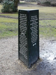 Rufus Stone in the New Forest