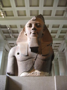 Bust of Ramesses II in the British Museum