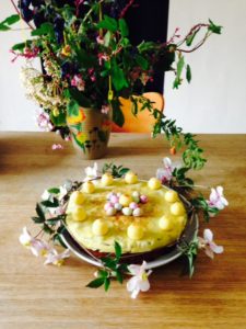 A Simnel Cake made by the author's own hand!