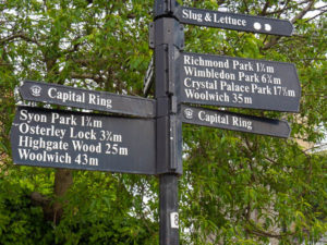 Capital Ring sign