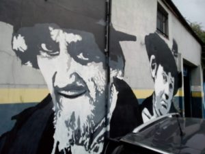 Fagin and Artful Dodger mural in Soutwark
