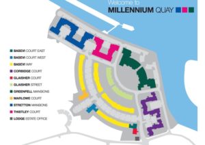 Millenium Quay map