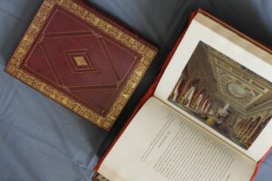 A characteristically luxurious book from Lord Rosebery’s library now in Anthony’s collection