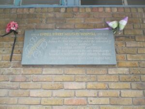 Endell St hospital plaque