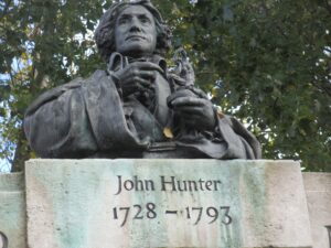 John Hunter bust at St Georges hospital